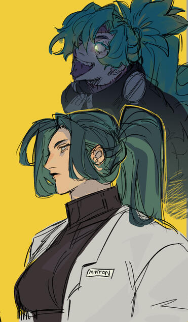 Colored Sketch, $50